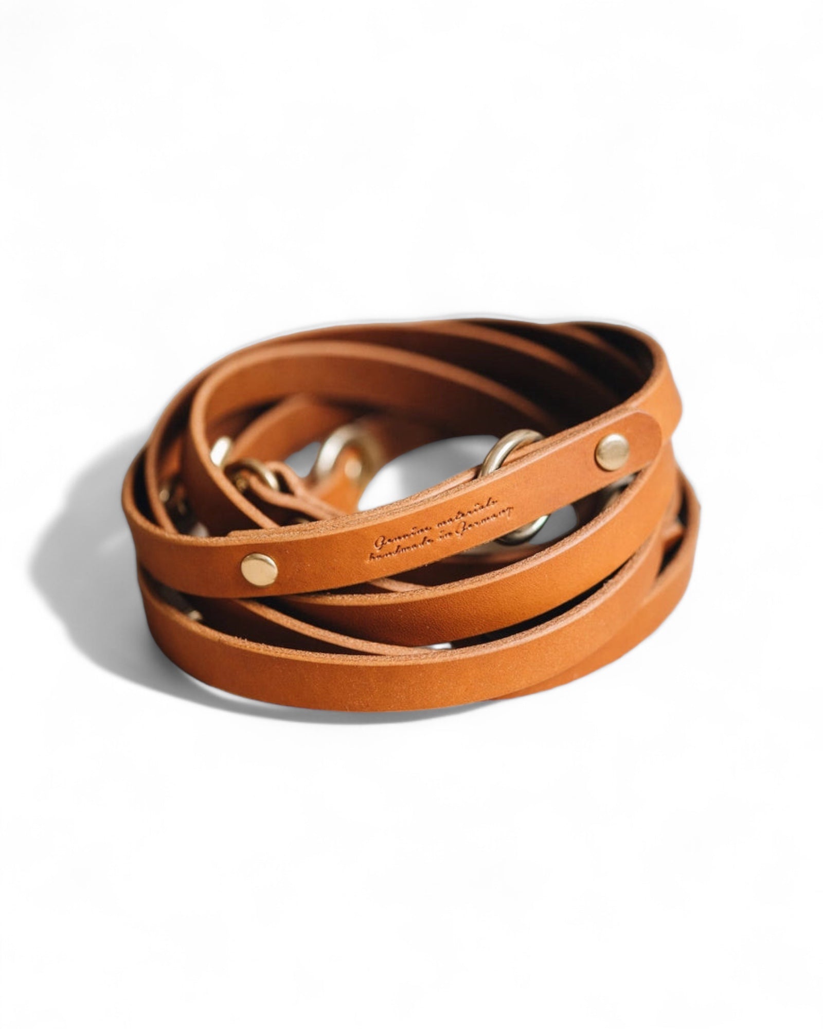 Laisse LASSO Air en cuir pleine fleur pour petits chiens