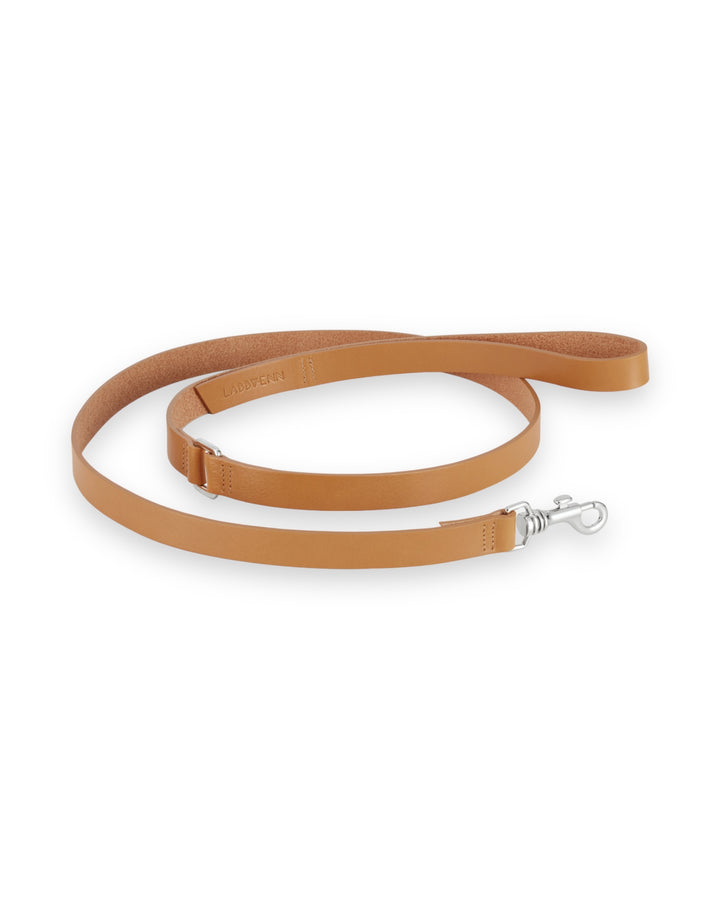Laisse en cuir naturel pour chien de grande taille
