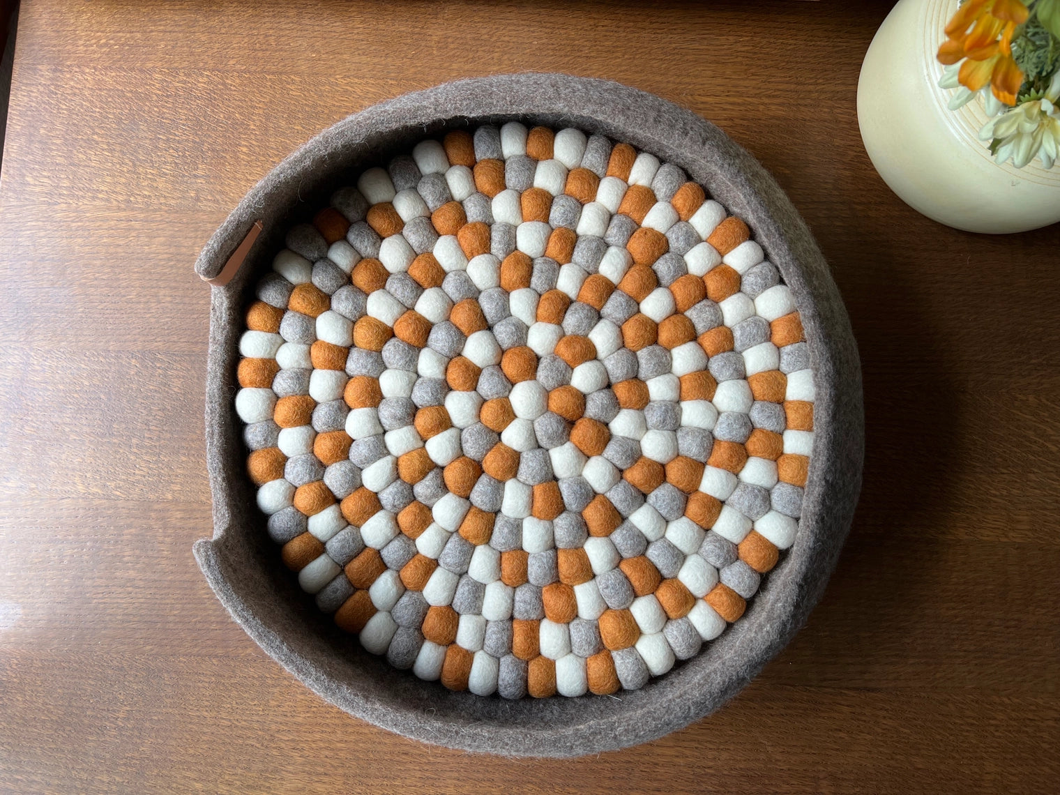 Lit écoresponsable pour animaux avec coussin amovible