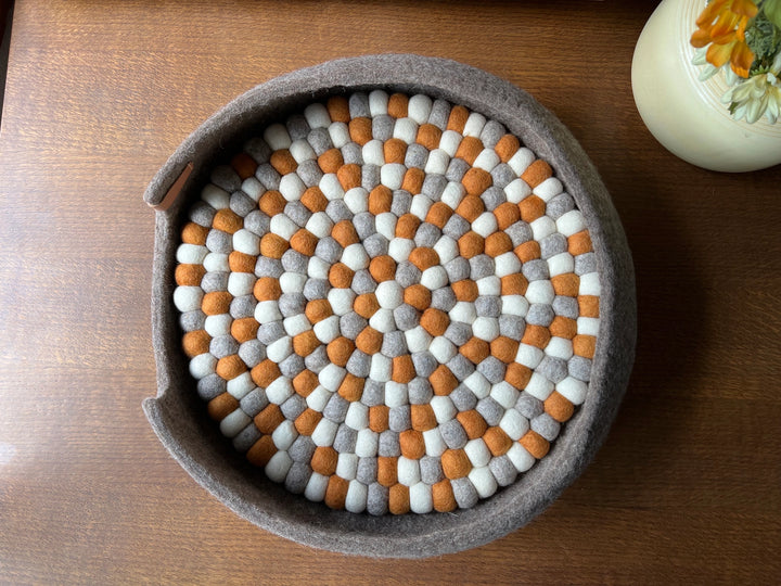 Lit écoresponsable pour animaux avec coussin amovible